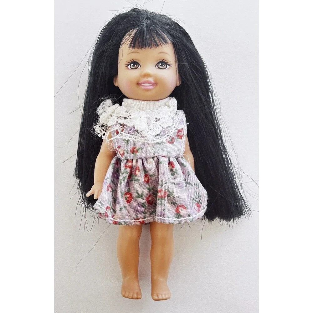 Vintage Mattel Barbie Kelly Doll 1994 Hispanic Long Black Hair
